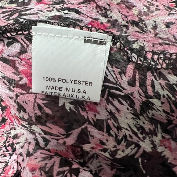 MISA Los Ángeles Marion Pink Floral Smocked, tiered floral Mini Skirt size XS - Picture 7 of 7